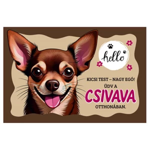 Čivava – rohožka pred dvere (60 × 40 cm)