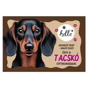 Jazvečík – rohožka pred dvere (60 × 40 cm)