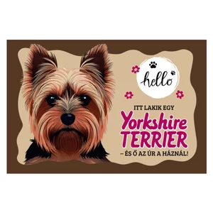 Yorkshire teriér – rohožka pred dvere (60 × 40 cm)