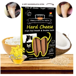 Qchefs Hard Cheese – Prírodné tyčinky na čistenie zubov pre psov