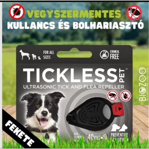 Bezchemický ultrazvukový odpudzovač kliešťov a bĺch pre psov a mačky – TICKLESS