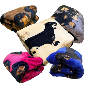 Pléd s motívom jazvečíka, wellsoft, 200 x 230 cm, v rôznych farbách