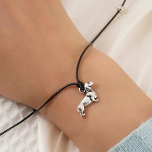 Tacskó mintás állítható kötél karkötő