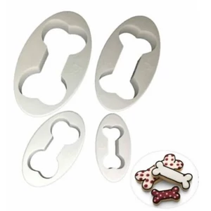 Formičky na pečenie v tvare kosti - set 4 kusy