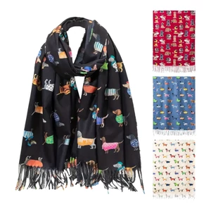 Prémiový šál so vzorom jazvečíka vo viacerých farbách