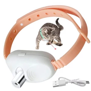 Interaktív laserový obojok pre mačky s USB nabíjaním, viaceré farby