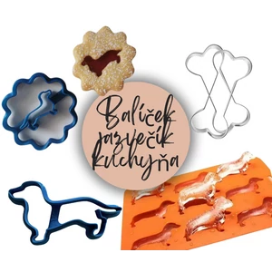 Tento Súprava Pečiatkovacích Formičiek s Motívom Jazvečíka