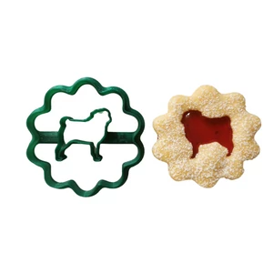 Mopsíkový linzrový vykrajovač set, zelený