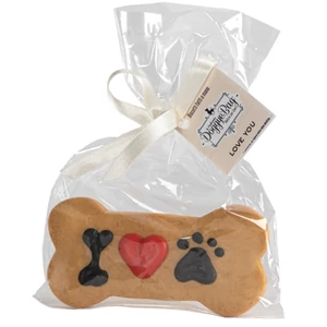 DoggyeBag remeselné psie sušienky - sušienka s nápisom Love You