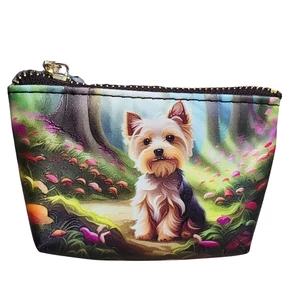 Mini kozmetická taštička s motívom yorkšírskeho teriéra