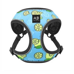 HAPPY BULLDOG citrónový komfortný postroj pre psov, veľkosť L