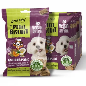 Little Chef ANTIPARASITIC – Funkčné vegánske maškrty proti parazitom, bez obilnín – 100 g