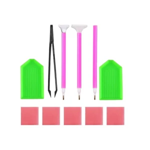 Špeciálny set na diamantové maľovanie, 11 kusov v balení