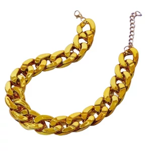 Dizajnový náhrdelník pre psov, zlatý – dostupný vo viacerých veľkostiach