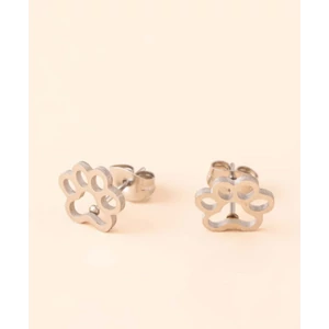 Labka náušnice - strieborné