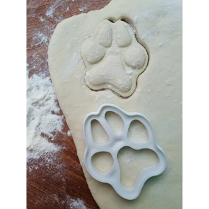 Formička na pečenie v tvare tlapky, biela