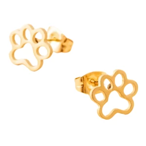 Labka náušnice - zlaté