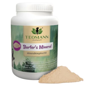 Teomann BARFER's Mineral – komplex na podporu rovnováhy vitamínov a minerálov, 150g