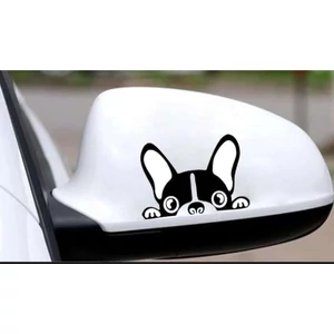 Francúzsky buldog auto nálepka