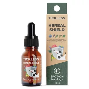 Tickless® Herbal Shield Spot-on – 100 % prírodná zmes éterických olejov pre psov