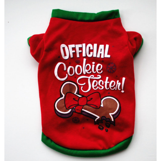 Vianočné tričko "Oficiálny tester sušienok"