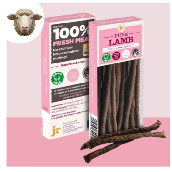 100% jahňacie mäso na tyčinke 50 g, JR Pet Products