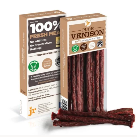 100% jelenie mäso stick 50 g, JR Pet Products