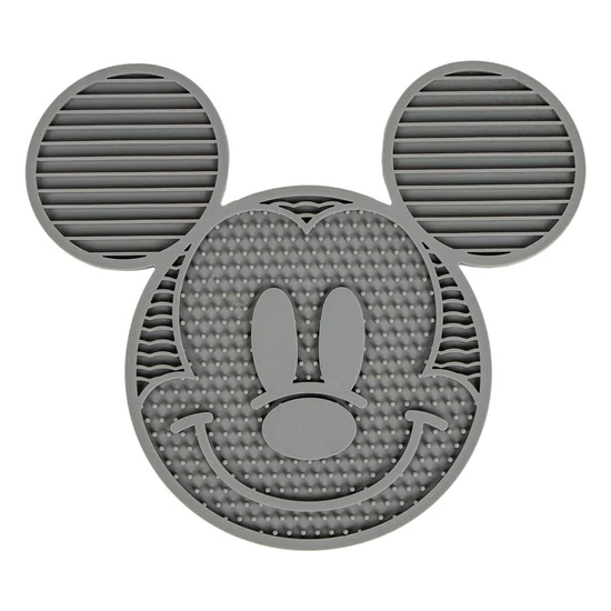 Lick Mat v tvare Mickey Mouse, sivá