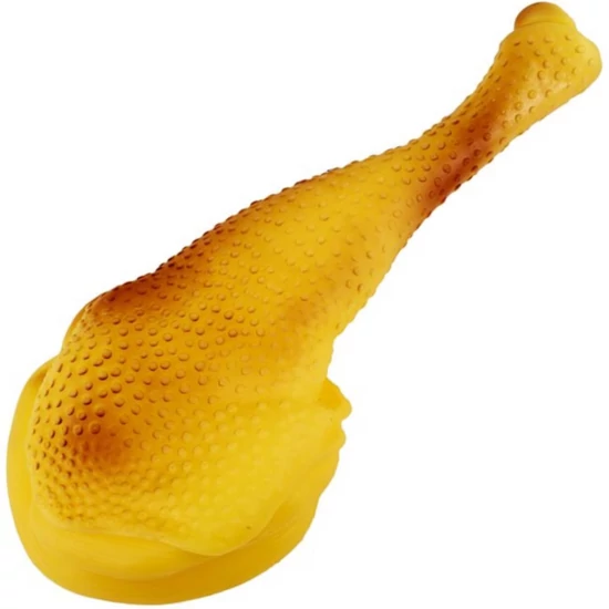 Pískajúca hračka pre psov s kuracím stehnom