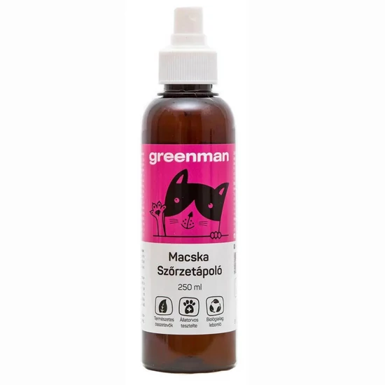 Greenman Probiotická Starostlivosť o Srsť pre Mačky 250 ML