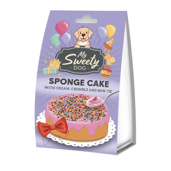 My Sweety Dog narodeninová torta pre psy s polevou, polevou a kravatou