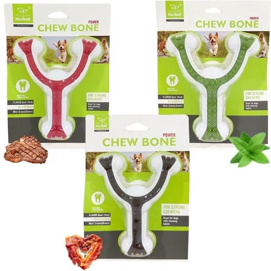 Power Chewbone – Ochutená žuvacia hračka pre psov (Hovädzie, Mäta, Káva)