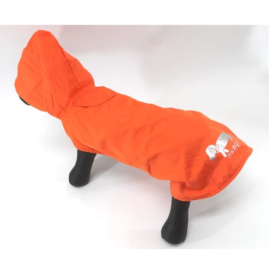 Pršiplášť pre psa, oranžový, veľkosť S
