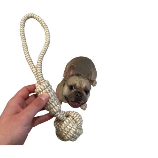 Hračka z uzlového lana, 35 cm