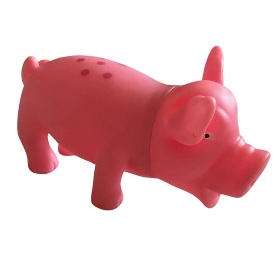 Latexová hračka pre psov – Diviak, ružová, 15 cm