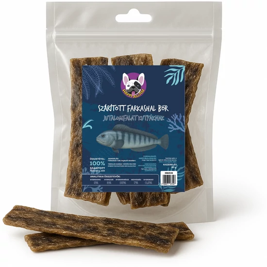 Koža vlčieho morského vlka 60 g, HAPPY BULLDOG