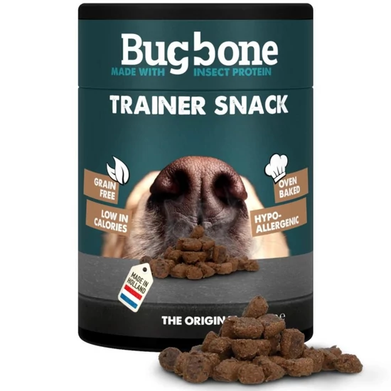 Hypoalergénny tréningový snack Bugbone s hmyzími bielkovinami, 100 g / 160 ks