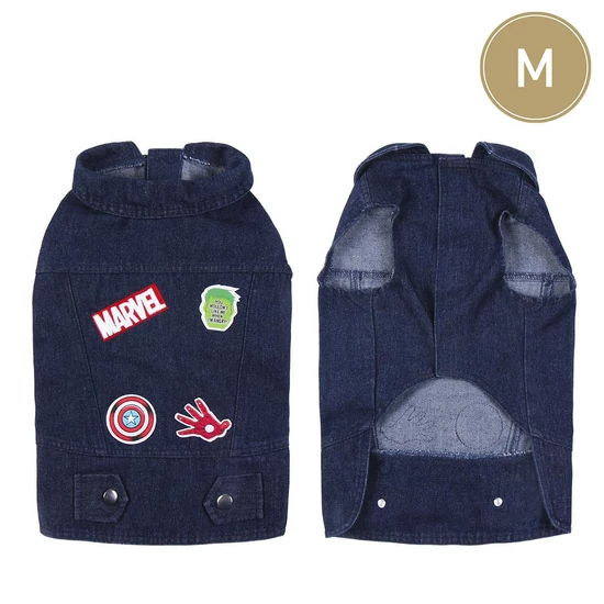 MARVEL džínsová bunda pre psa, veľkosť M