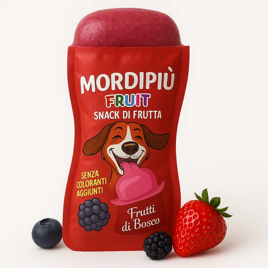 Prírodné Talianske Zmrzlina pre Psov (Jahoda-Čučoriedka), 50 g