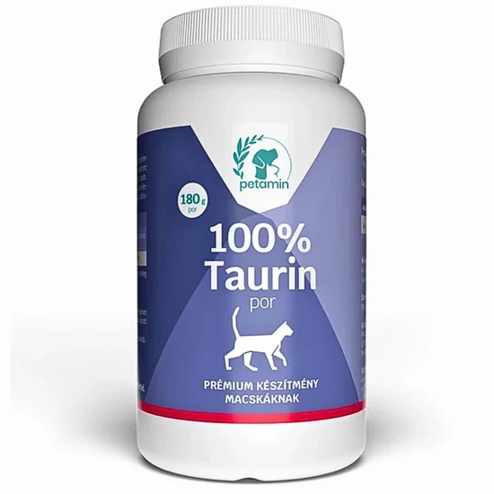 100% Taurínový prášok pre mačky, 180 gramov - PETAMIN 