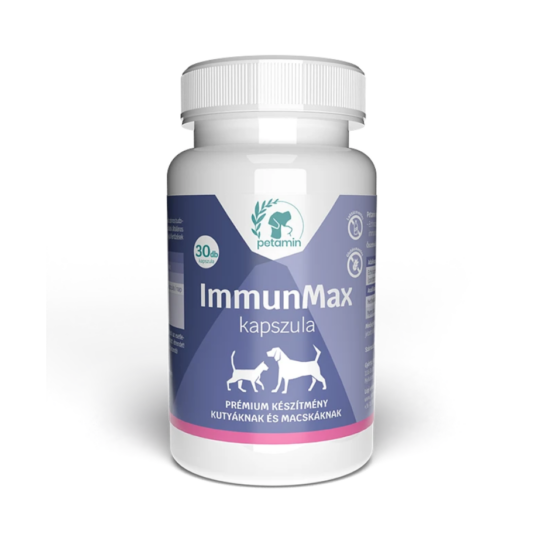 ImmunMax kapsuly na posilnenie imunity psov a mačiek, 30 kapsúl - PETAMIN