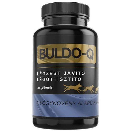 BULDO-Q tablety na čistenie dýchacích ciest pre psov, 100 ks