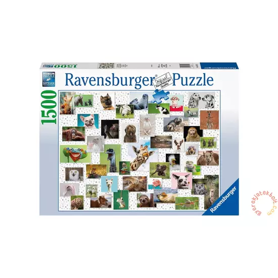 Ravensburger puzzle 1500 dielikov - Koláž so zábavnými zvieratami