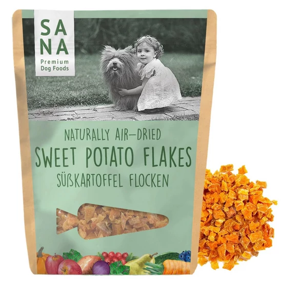 SANADOG Sušené sladké zemiaky Snack, 150 g