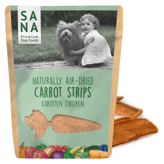 SANADOG Sušené mrkvové pásiky, 100 g