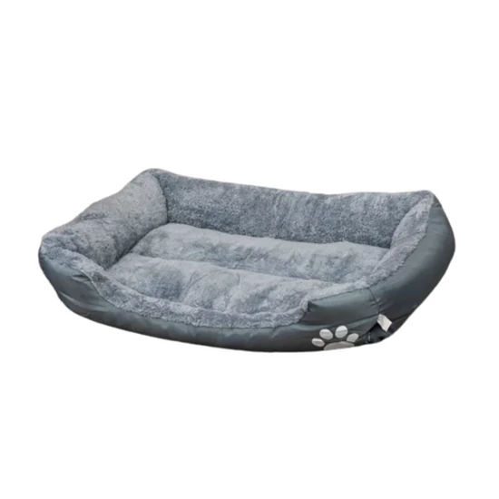 Pet bed, veľkosť M, tmavosivá-svetlosivá farba pre psa / mačku