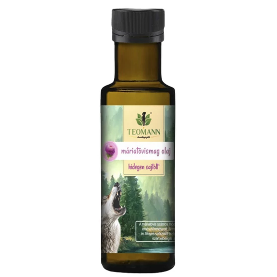 100% Olej z pestreca mariánskeho za studena lisovaný 100 ml, Teomann