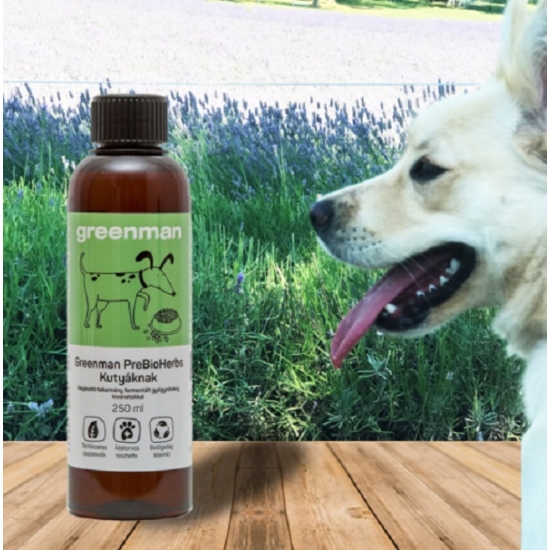 Prírodná živá flóra probiotikum pre psov 250 ml, Greenman