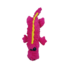 Plyšová hračka pre psov s dinosaurami, ružová