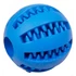 Denta Fun mätová čistiaca gumová loptička – 7 cm, modrá